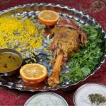 چلو باقالی پلو با ماهیچه گوسفندی (800گرم)