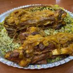 چلو باقالی پلو با ماهیچه گردن گوسفندی (800گرم)